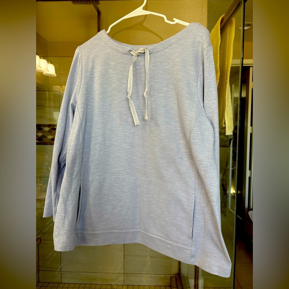 JJill Blue Pull-Over